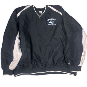 Badger Sport pullover jacket Northern Football with husky